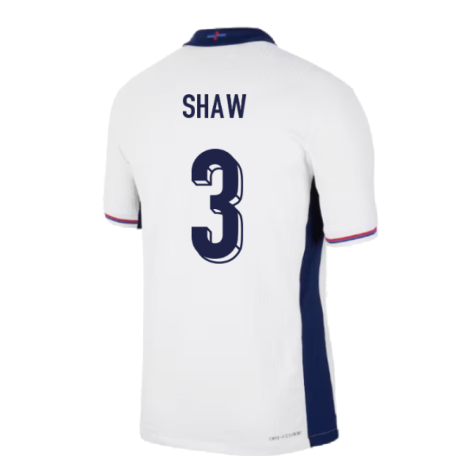 2024-2025 England Home Match Dri-Fit ADV Authentic Shirt (Shaw 3)