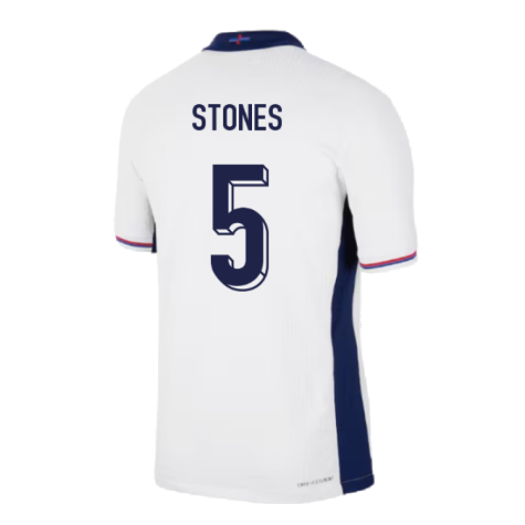 2024-2025 England Home Match Dri-Fit ADV Authentic Shirt (Stones 5)