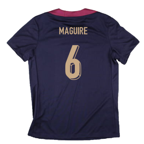 2024-2025 England Strike Dri-Fit Shirt (Purple Ink) - Womens (Maguire 6)