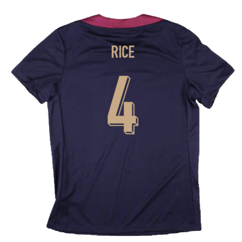 2024-2025 England Strike Dri-Fit Shirt (Purple Ink) - Womens (Rice 4)