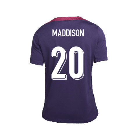 2024-2025 England Strike Training Shirt (Purple Ink) (Maddison 20)