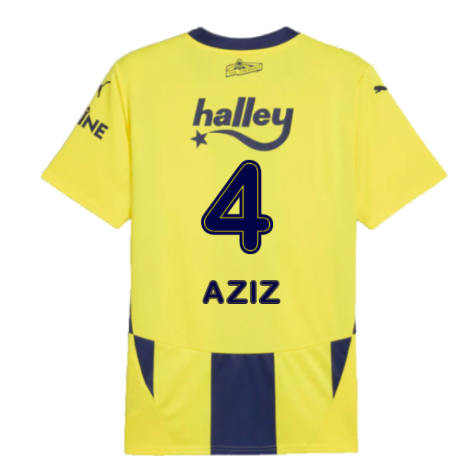 2024-2025 Fenerbahce Home Shirt (Aziz 4)