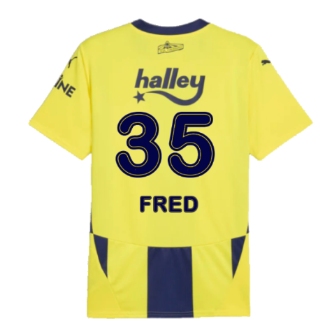 2024-2025 Fenerbahce Home Shirt (Fred 35)