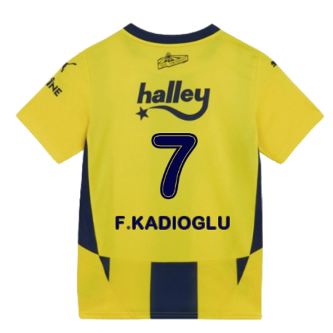 2024-2025 Fenerbahce Home Shirt (Kids) (F.Kadioglu 7)