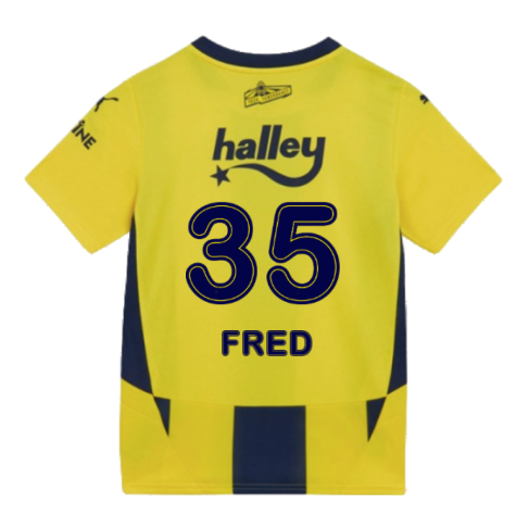 2024-2025 Fenerbahce Home Shirt (Kids) (Fred 35)