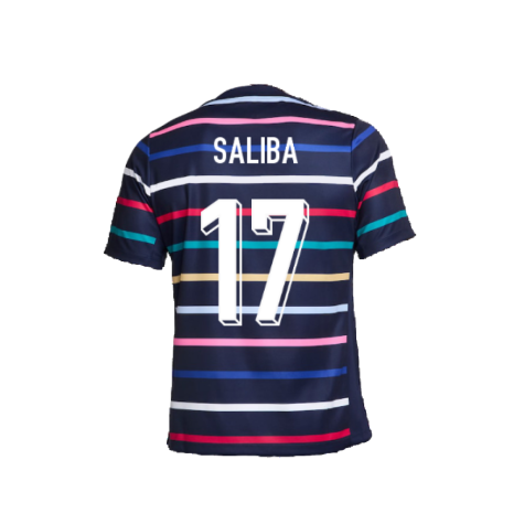 2024-2025 France Academy Pro Home Pre-Match Top (Navy) (Saliba 17)