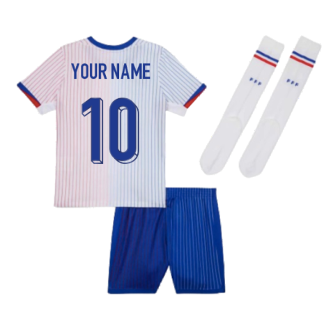 2024-2025 France Away Little Boys Mini Kit (Your Name)