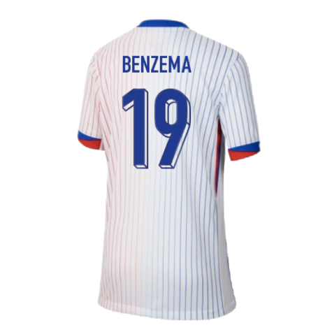 2024-2025 France Away Shirt (Kids) (Benzema 19)