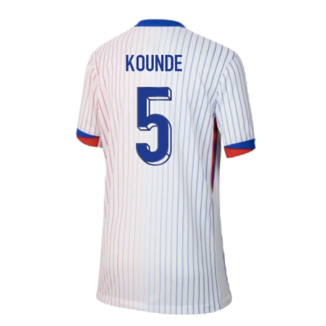 2024-2025 France Away Shirt (Kids) (Kounde 5)