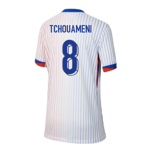 2024-2025 France Away Shirt (Kids) (Tchouameni 8)