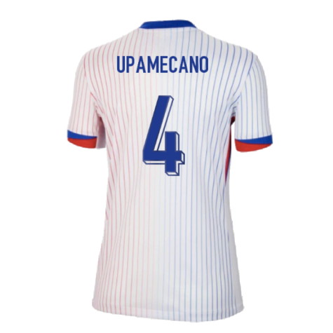 2024-2025 France Away Shirt (Womens) (Upamecano 4)