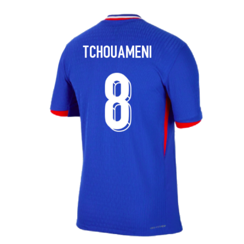 2024-2025 France Dri-FIT ADV Match Home Shirt (Tchouameni 8)