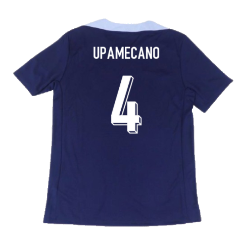 2024-2025 France Dri-Fit Strike Training Shirt (Navy) (Upamecano 4)