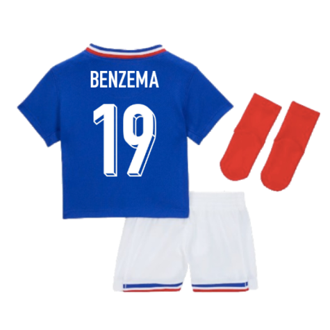 2024-2025 France Home Baby Kit (Benzema 19)