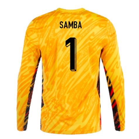 2024-2025 France Home LS Goalkeeper Shirt (Yellow) (Samba 1)