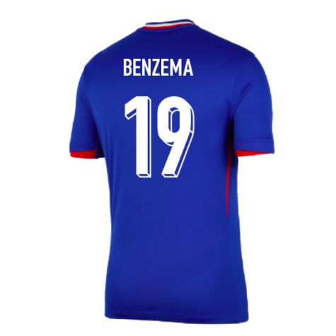 2024-2025 France Home Shirt (Benzema 19)