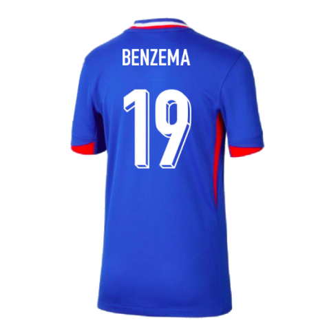 2024-2025 France Home Shirt (Kids) (Benzema 19)