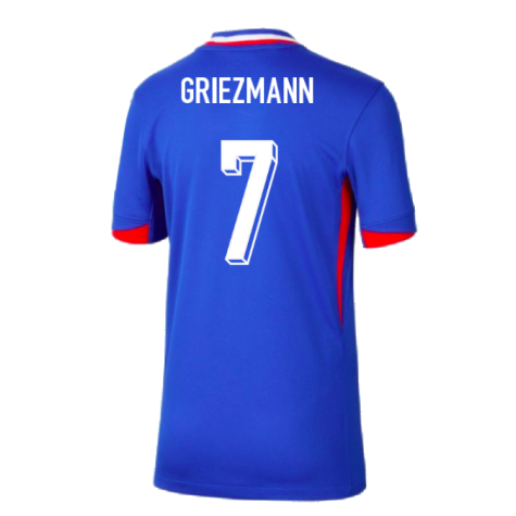 2024-2025 France Home Shirt (Kids) (Griezmann 7)