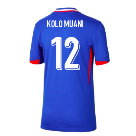 2024-2025 France Home Shirt (Kids) (Kolo Muani 12)