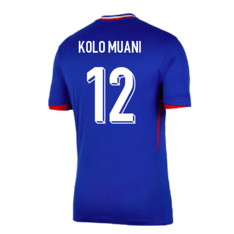 2024-2025 France Home Shirt (Kolo Muani 12)