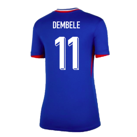 2024-2025 France Home Shirt (Womens) (Dembele 11)