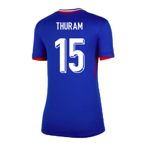 2024-2025 France Home Shirt (Womens) (Thuram 15)