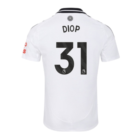 2024-2025 Fulham Home Shirt (Diop 31)