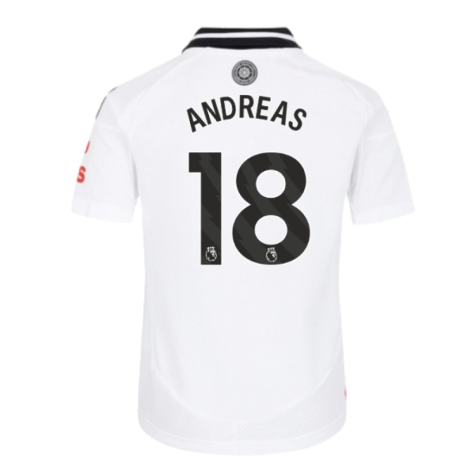 2024-2025 Fulham Home Shirt (Kids) (Andreas 18)