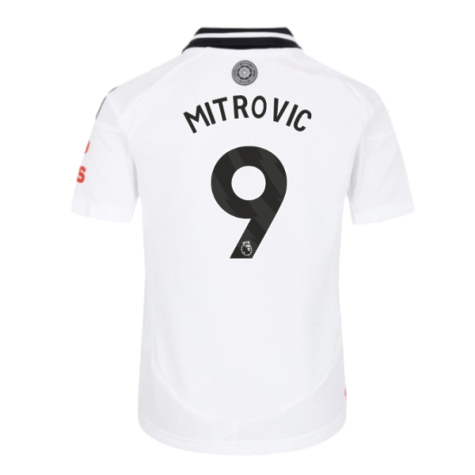 2024-2025 Fulham Home Shirt (Kids) (Mitrovic 9)