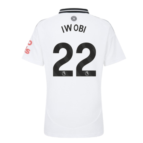 2024-2025 Fulham Home Shirt (Womens) (Iwobi 22)