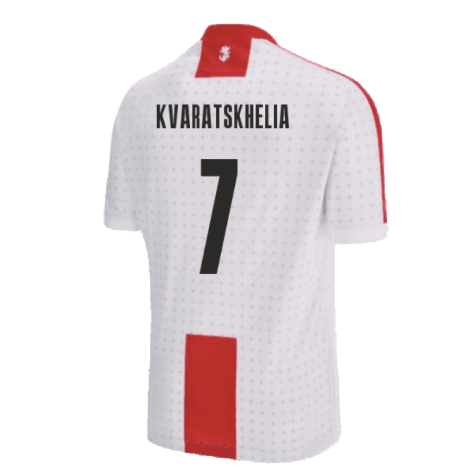 2024-2025 Georgia Home Shirt (Kids) (Kvaratskhelia 7)