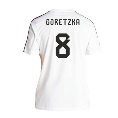 2024-2025 Germany 3S DNA Tee (White) (Goretzka 8)