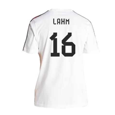 2024-2025 Germany 3S DNA Tee (White) (Lahm 16)