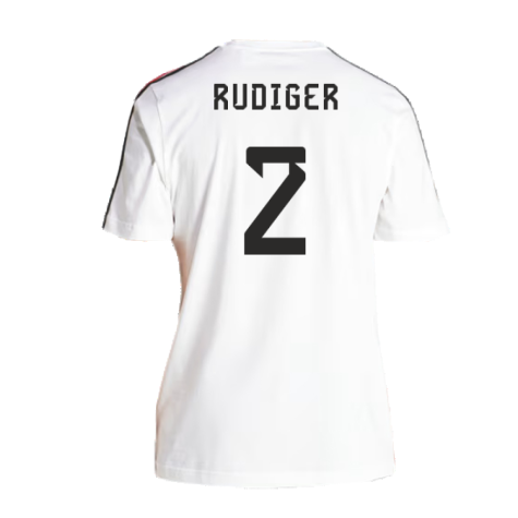 2024-2025 Germany 3S DNA Tee (White) (Rudiger 2)