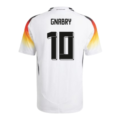 2024-2025 Germany Authentic Home Shirt (Gnabry 10)