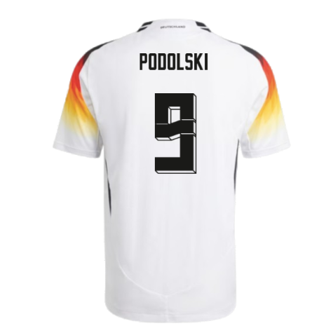 2024-2025 Germany Authentic Home Shirt (Podolski 9)