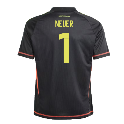 2024-2025 Germany Home Goalkeeper Shirt (Black) - Kids (Neuer 1)