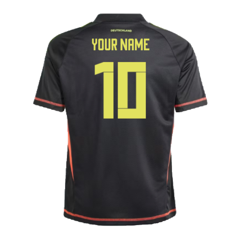 2024-2025 Germany Home Goalkeeper Shirt (Black) - Kids (Your Name)