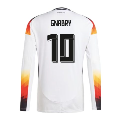 2024-2025 Germany Long Sleeve Home Shirt (Gnabry 10)