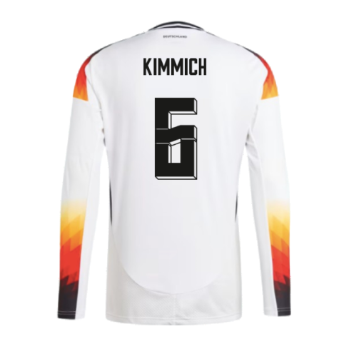 2024-2025 Germany Long Sleeve Home Shirt (Kimmich 6)