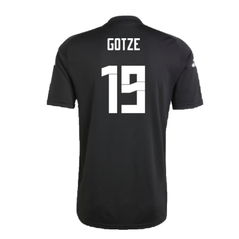 2024-2025 Germany Pre-Match Shirt (Black) (Gotze 19)