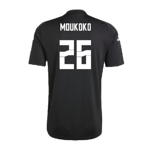2024-2025 Germany Pre-Match Shirt (Black) (Moukoko 26)