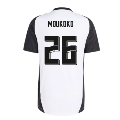 2024-2025 Germany Training Jersey (White) (Moukoko 26)