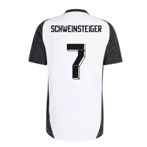 2024-2025 Germany Training Jersey (White) (Schweinsteiger 7)