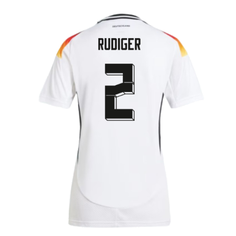 2024-2025 Germany Womens Home Shirt W2 (Ladies) (Rudiger 2)