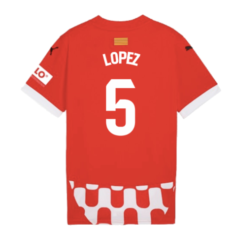 2024-2025 Girona Home Shirt (Lopez 5)