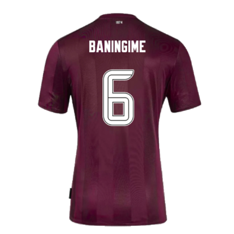 2024-2025 Hearts Home Shirt (Baningime 6)