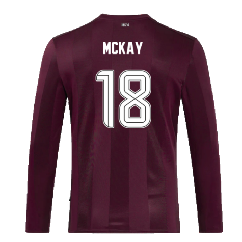 2024-2025 Hearts Long Sleeve Home Shirt (McKay 18)