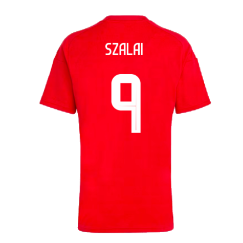 2024-2025 Hungary Home FAN Shirt (SZALAI 9)