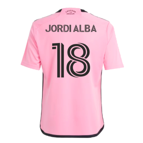 2024-2025 Inter Miami Home Shirt (Kids) (Jordi Alba 18)